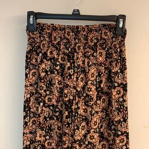 high waisted patterned pants